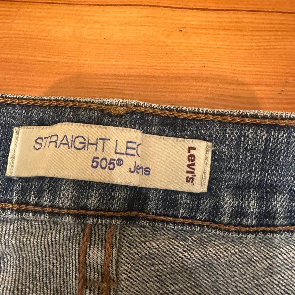 Y2K Levi’s 505 Red Tab Mid Rise Straight Leg Size 8 - Picture 5 of 5